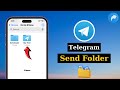 How To Share Folders On Telegram iPhone | Send Multiple Files/Folders in Telegram