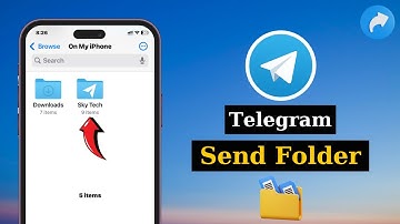 How To Share Folders On Telegram iPhone | Send Multiple Files/Folders in Telegram