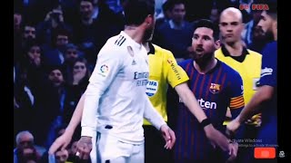 Messi insulted Ramos in big fight after Ramos hurt him a lot