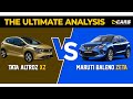 Tata Altroz XZ vs Maruti Baleno Zeta (Petrol) | Specs, Features, Price, Value, Variants Comparison