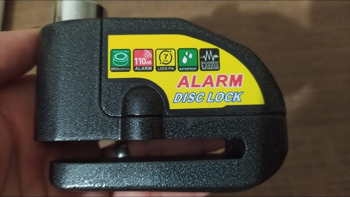 SLUK  Oxford Scoot XA5 Disc Lock Alarm test & review 