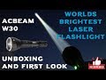 The Worlds Brightest Laser Flashlight - Acebeam W30 Review