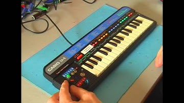 Circuit Bent Casio SA-8 Keyboard by freeform delusion