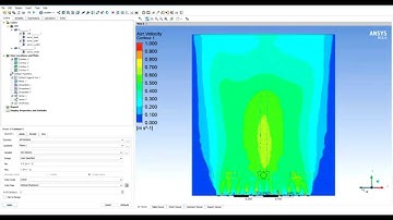 Tank in Ansys Fluent, mixing water with air; cfd-post results