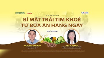 BÍ MẬT ĐỂ CÓ MỘT TRÁI TIM KHỎE MẠNH TỪ NHỮNG BỮA ĂN HÀNG NGÀY