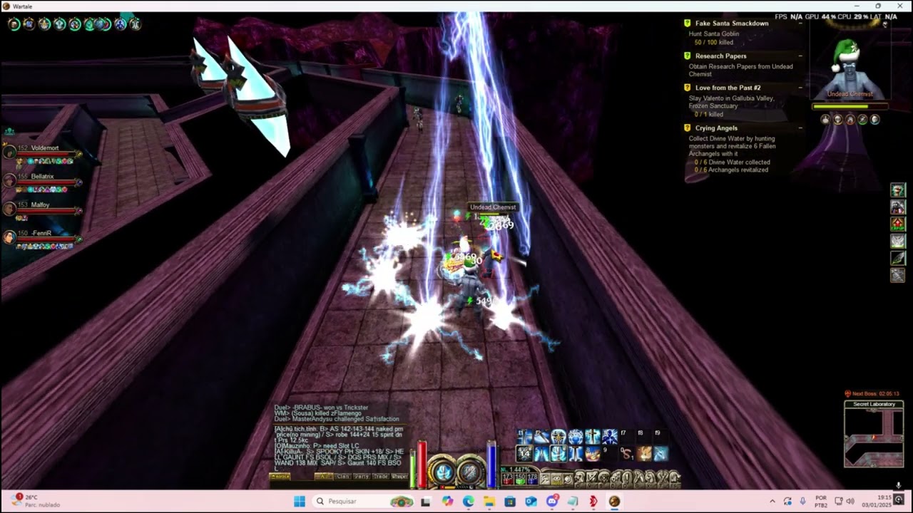 Wartale Knight (KS) 15x Daily Quest Secret Laboratory (SL) Kill undead Chemist Find the lost paper!