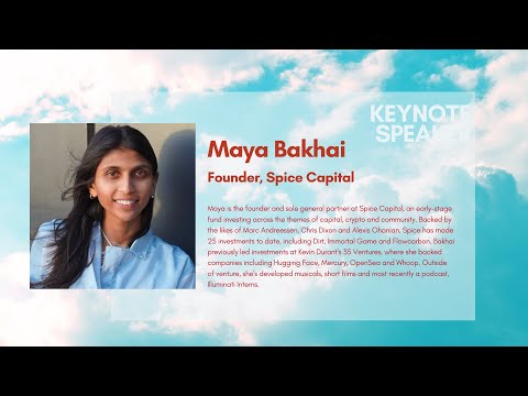 Maya Bakhai Keynote Speech at NYU Stern School of Business - video from Spice Capital