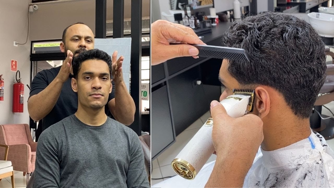 Cortei o cabelo do Farley Santiago ✂️  Degradê baixo na 1 | Gardel