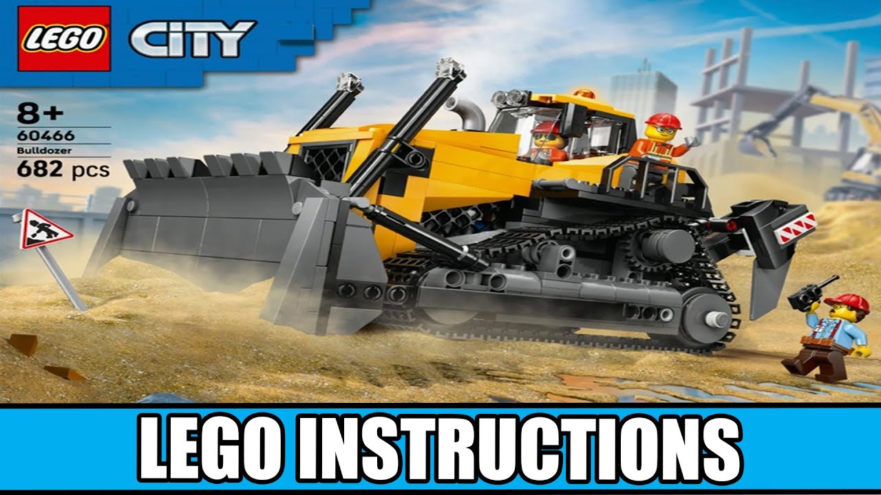 City - Bulldozer - Construction LEGO instructions