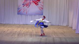 танец с платочком соло Польшинская Юлия