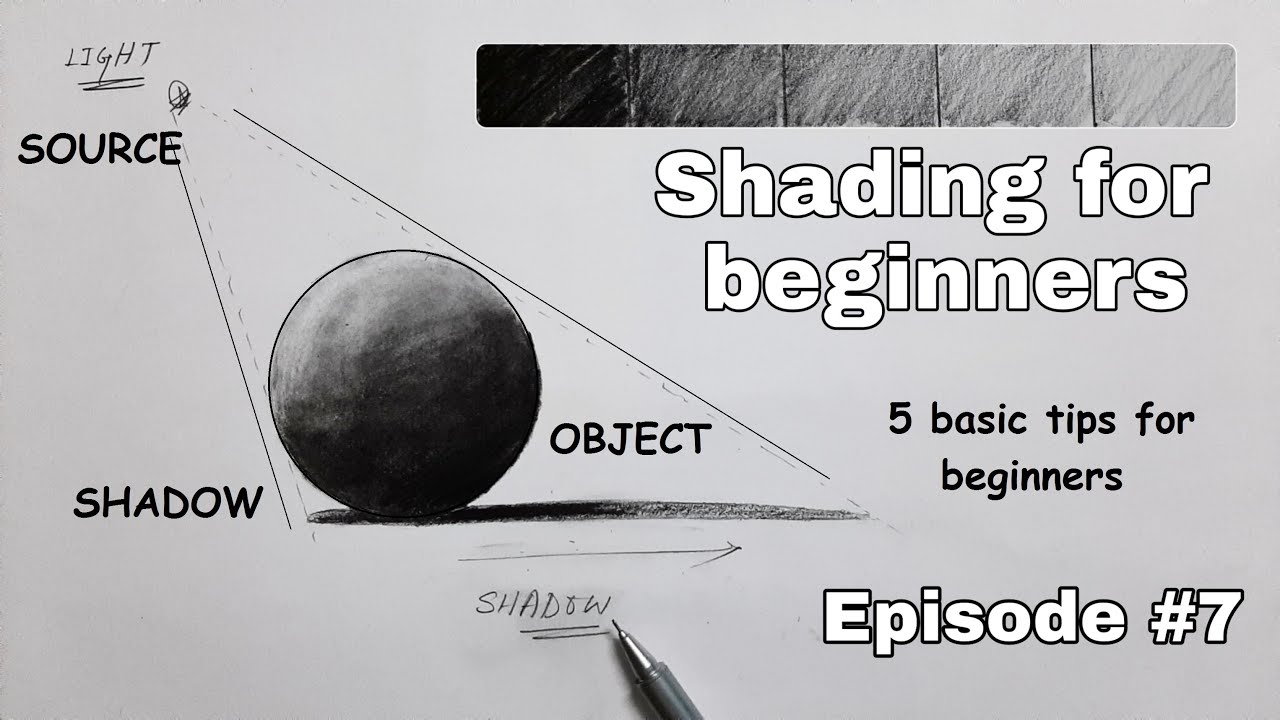 Shading for beginners Few basics a beginner must learn tutorial for