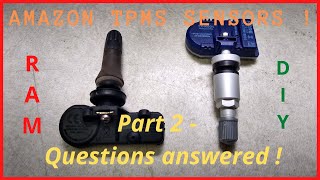 Amazon TPMS Sensors for RAM truck DIY (Part 2)