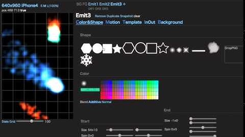 Particle2dx - Multi Emitter