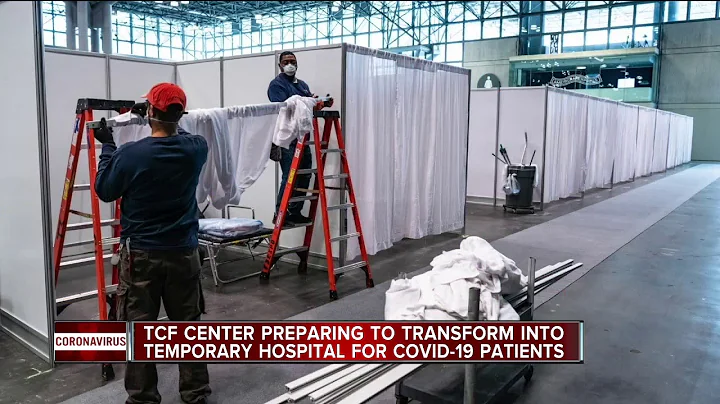 TCF enter preparing to transform into temporary hospital for COVID-19 patients