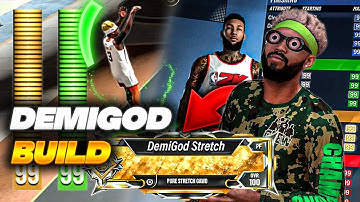 BEST BUILD IN NBA 2K20!! STRETCH BIG IS BACK!! DEMIGOD PLAYMAKING STRETCH!!!