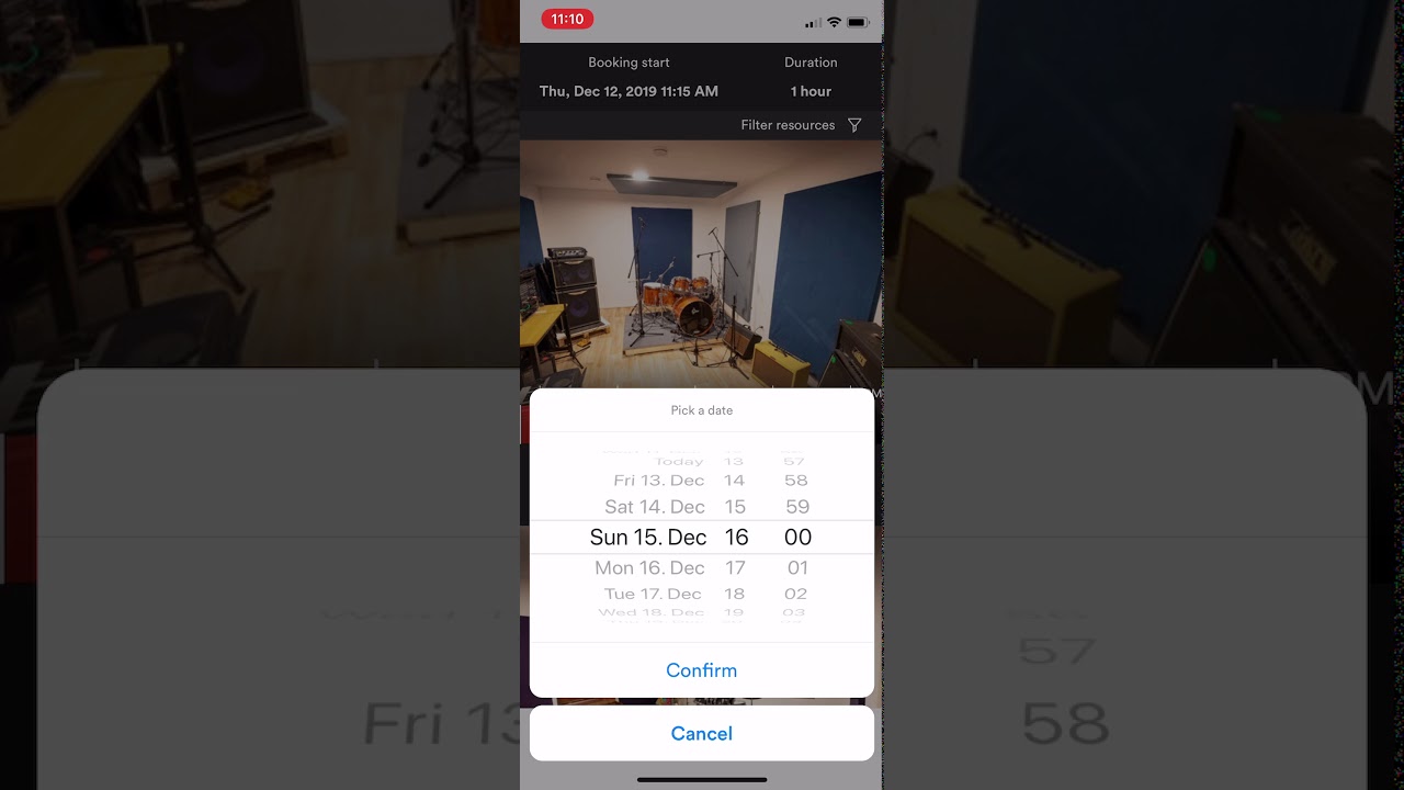 Teil 1 (mobile): Probe buchen, Buchungen verwalten, Kontingent einsehen