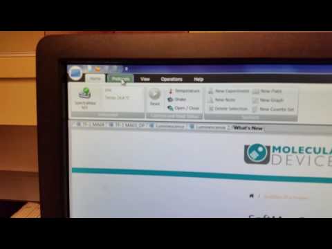Molecular Devices plate reader software steps
