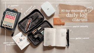 30 day planner challenge | falling for 5mm grid, and travel essentials