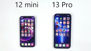 iPhone 12 mini vs iPhone 13 Pro - Speed Test!