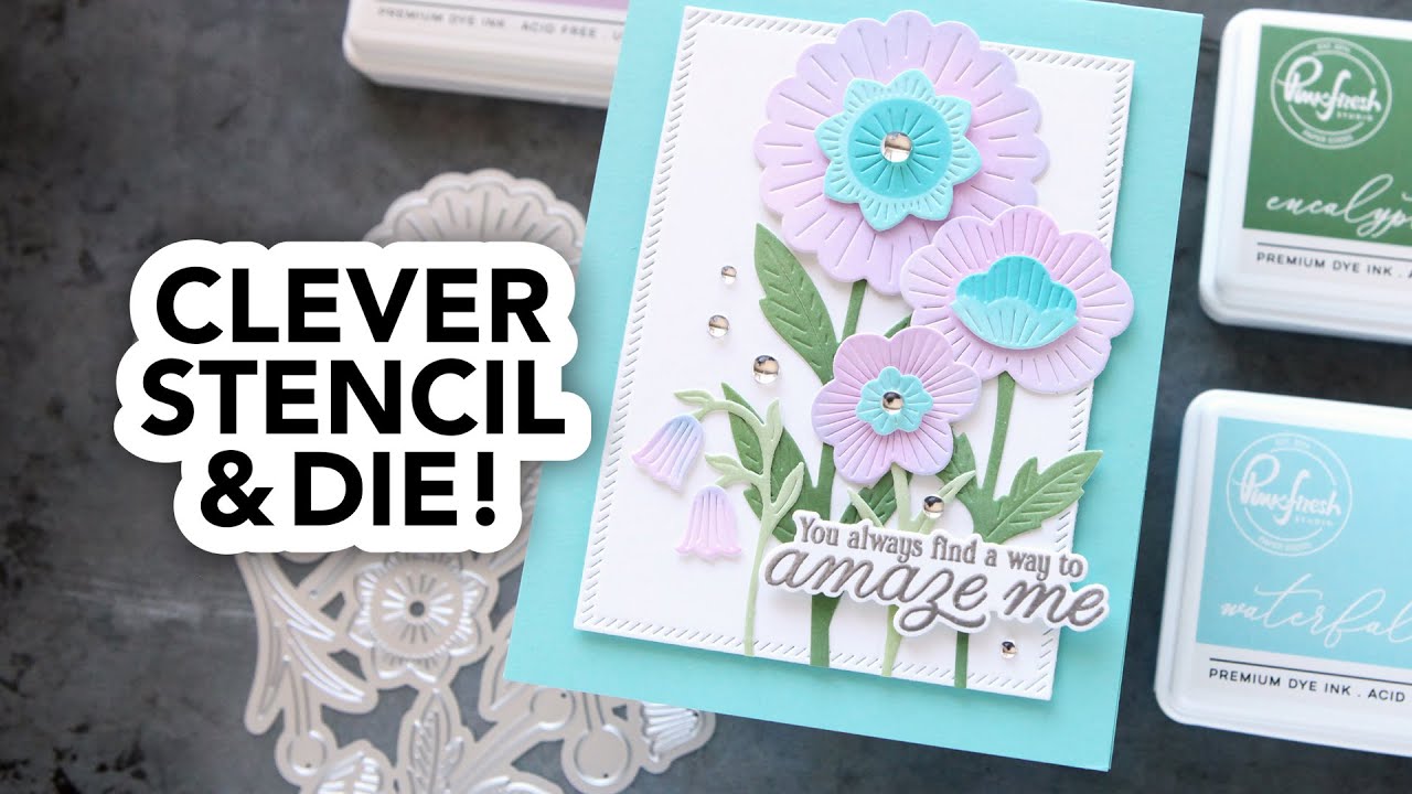 Функция трафаретов и вырубок значительно упрощает изготовление открыток.