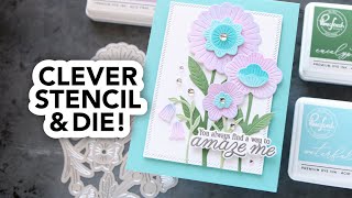 This Stencil and Die Feature Makes Card Making So Much Easier