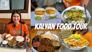 Kalyan Food Tour | Vada Pav, Chaat, Chicken Thali, Mughlai Food & More | 4K