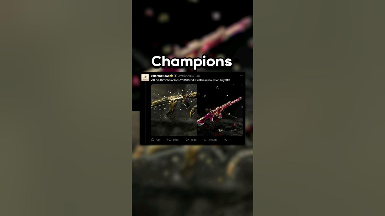 Skins do Valorant Champions 2023 são reveladas