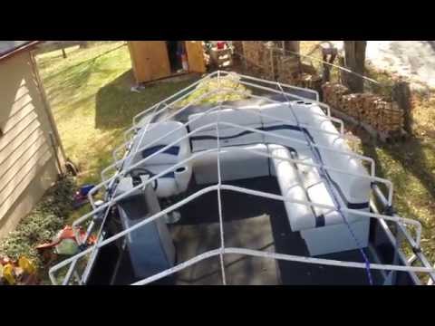 Boat Cover Frame Support Part 1 - YouTube