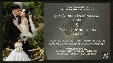 Mẫu Thiệp Cưới Online 4K Dành Cho Dâu Rể Mùa Cưới Năm Nay