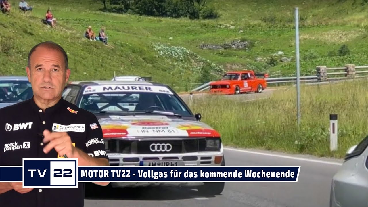 MOTOR TV22: Mit Vollgas ins kommende Wochenende - Arlberg Bergrennen, Motocross JuniorCup und mehr!