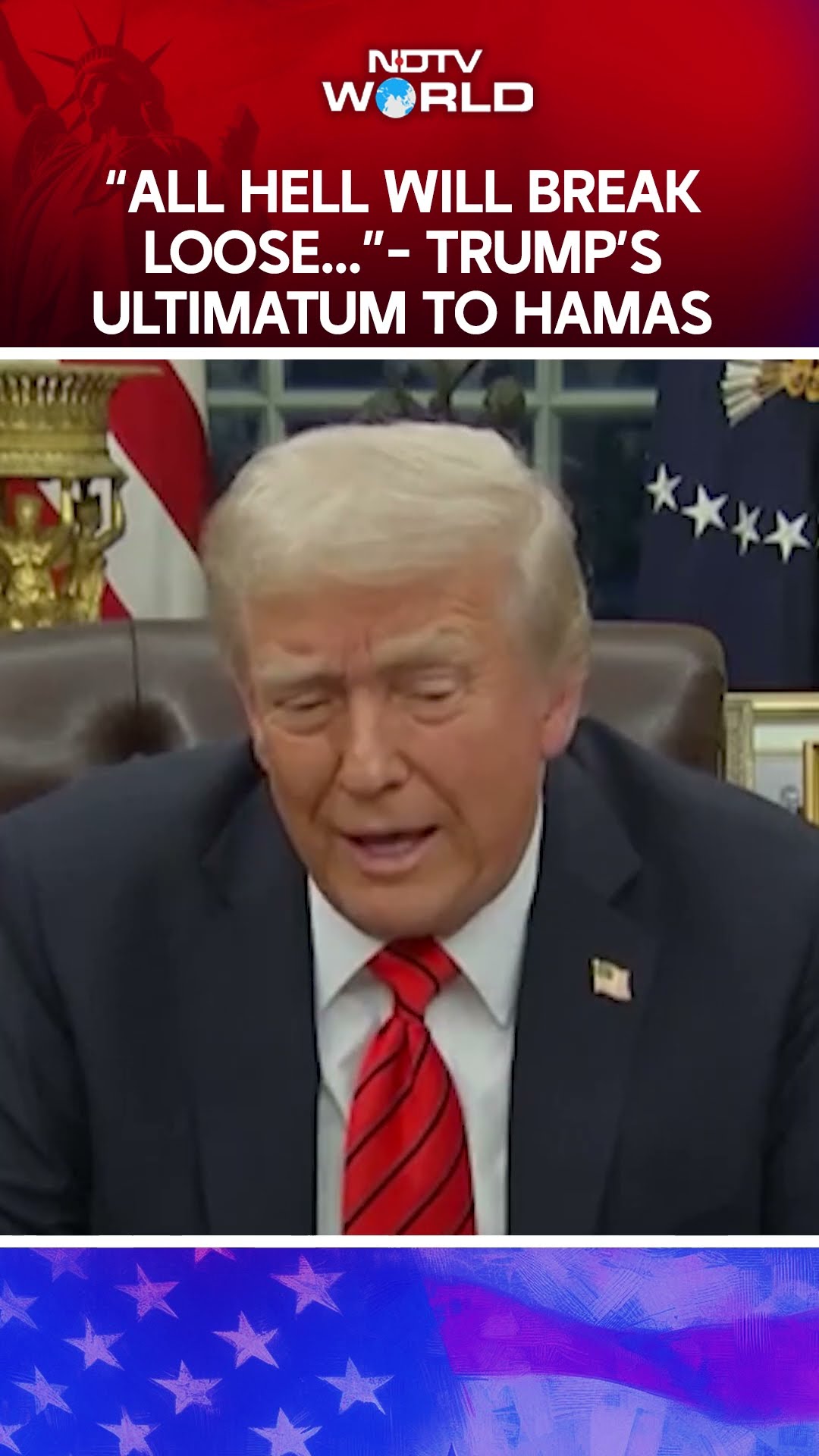 Donald Trump Says All Hell Will Break Loose If All Israeli Hostages Are Not Freed By Weekend
