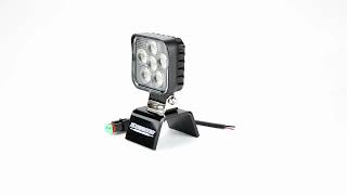LED Work Light Square Driving Lights IP69K E-MARK Built-in DT 14G Series #shorts