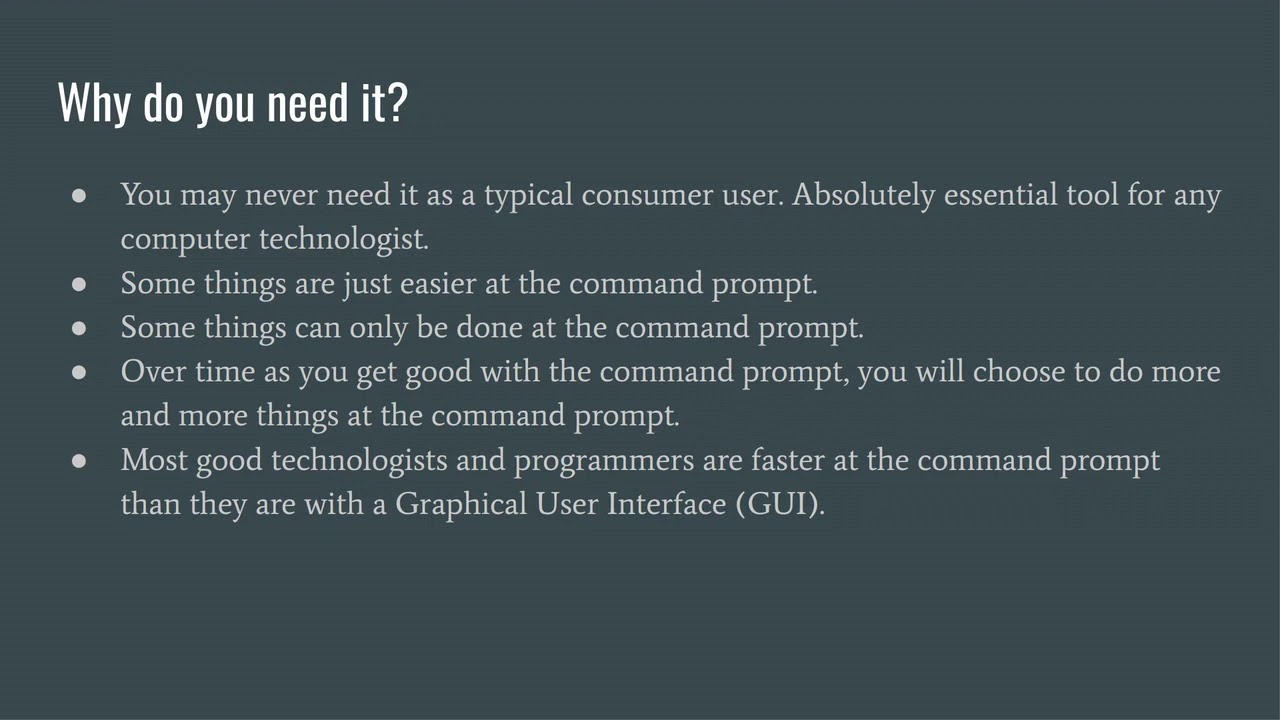 Command Prompt Tutorial Part 1 2