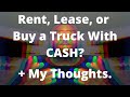 Box Truck Owner Operator | Rent, Lease, Or Buy a Truck With Cash?