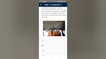 week 11 || maintenance and repair of concrete structure || nptel assignment solution @iit