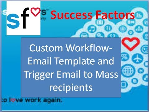 Custom Workflow-Email Template and Trigger Email to Mass recipients