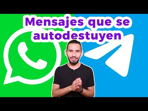 Cómo mandar mensajes que se autodestruyen en WhatsApp y Telegram