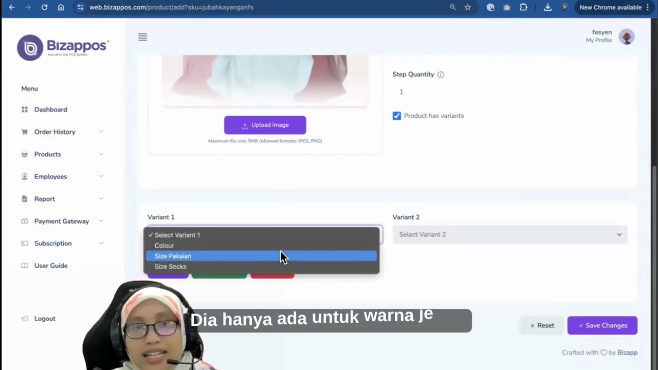 Tutorial Bizapp POS 07 | New Product With 1 Variation