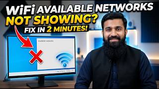 How To Fix Show Available Networks Bar Is Not Showing For Wifi Connections