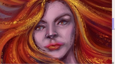 Paint Tool SAI painting time lapse