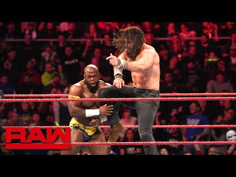 Apollo Crews vs. Elias: Raw, Oct. 22, 2018