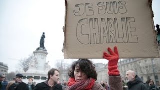 Francia llora tras ataque terrorista  a la revista Charlie Hebdo