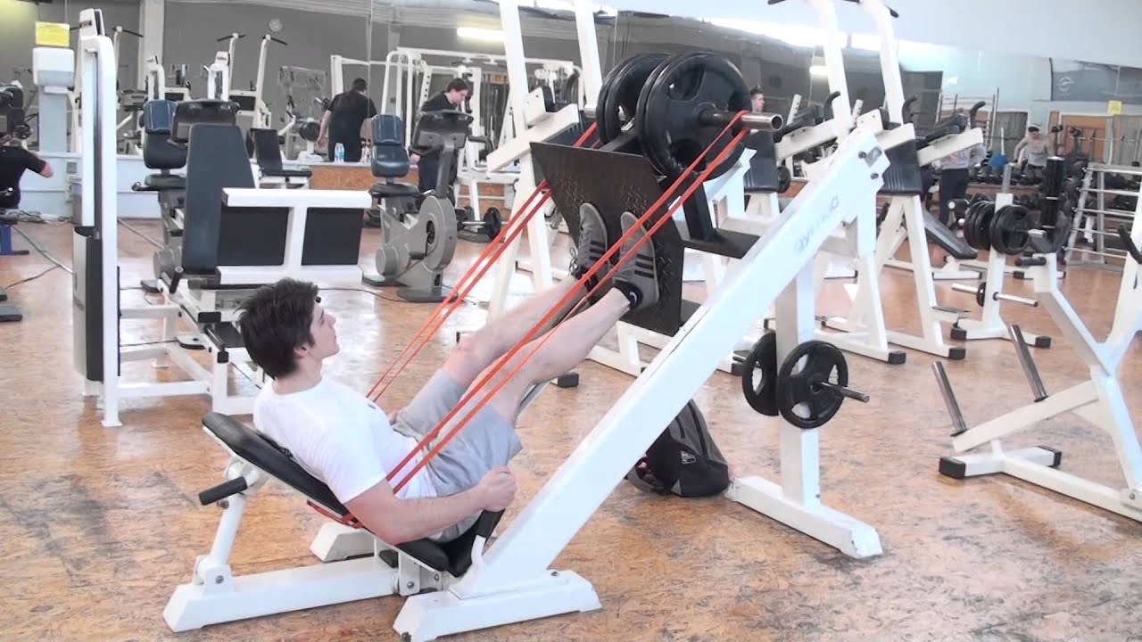 Banded leg press YouTube