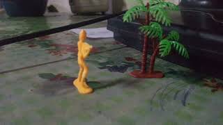 First Ever Stop Motion Army Men