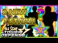 Evolving amazing 7 stars in roblox all star tower defense w pulls