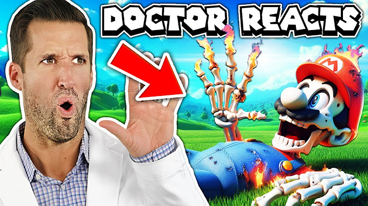 Médico de Emergencias REACCIONA a las Lesiones de Super Mario Bros.