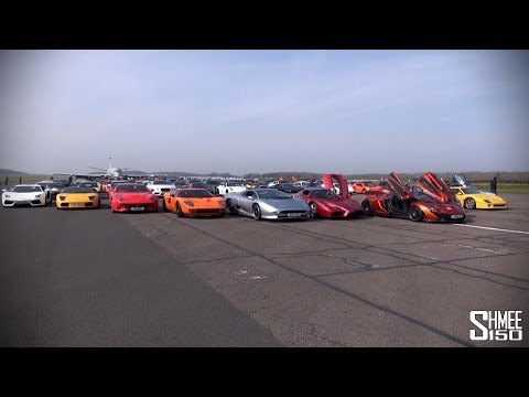 P1, Enzo, XJ220 - Full Grid Walk at SCD Secret Meet