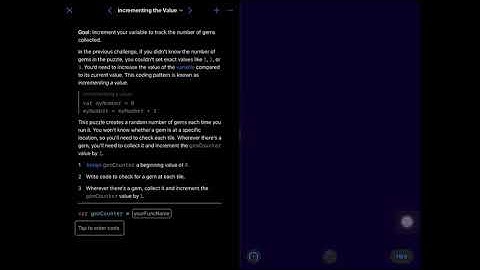 Incrementing the Value on Swift Playgrounds