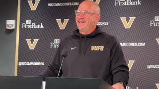Vanderbilt Football Coach Clark Lea, On Jared Curtis, More
