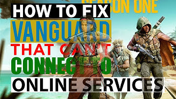 How To Fix Call of Duty Vanguard That Cannot Connect To Online Services on Xbox Series X|S (2022)